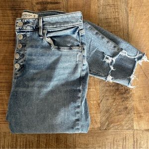 Abercrombie The Super Skinny Ankle Jeans High Rise